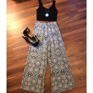 High Waist Palazzo Pants